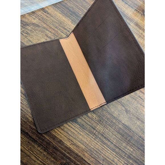 2/$30 Brown Travel Passport Holder - Picture 3 of 7